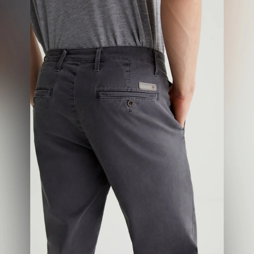 Ag Adriano Goldschmied Gray Straight Jeans​
